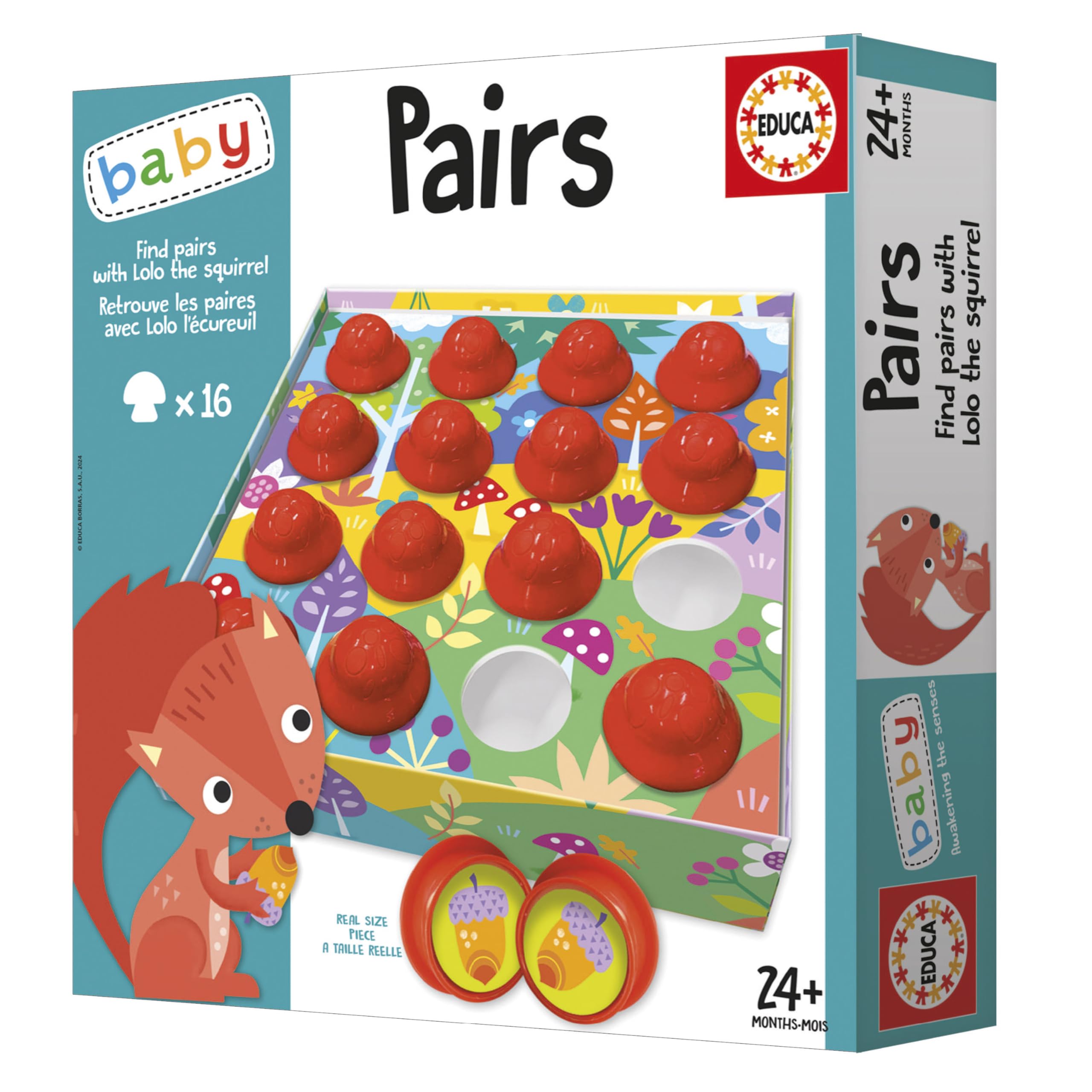 educa-baby-pairs-memo-spiel-16-teile-f-r-babys image 1