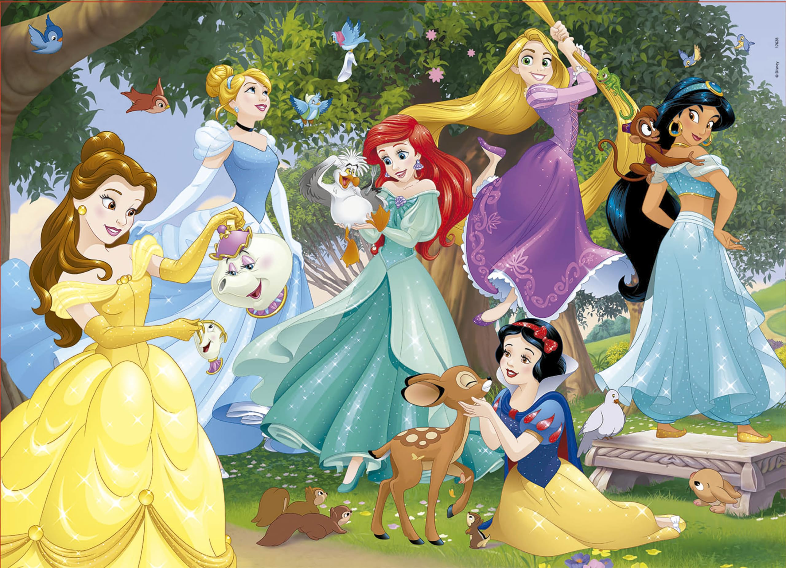 educa-disney-prinzessinnen-17628-holzpuzzle-100-teile-ab-6 image 2
