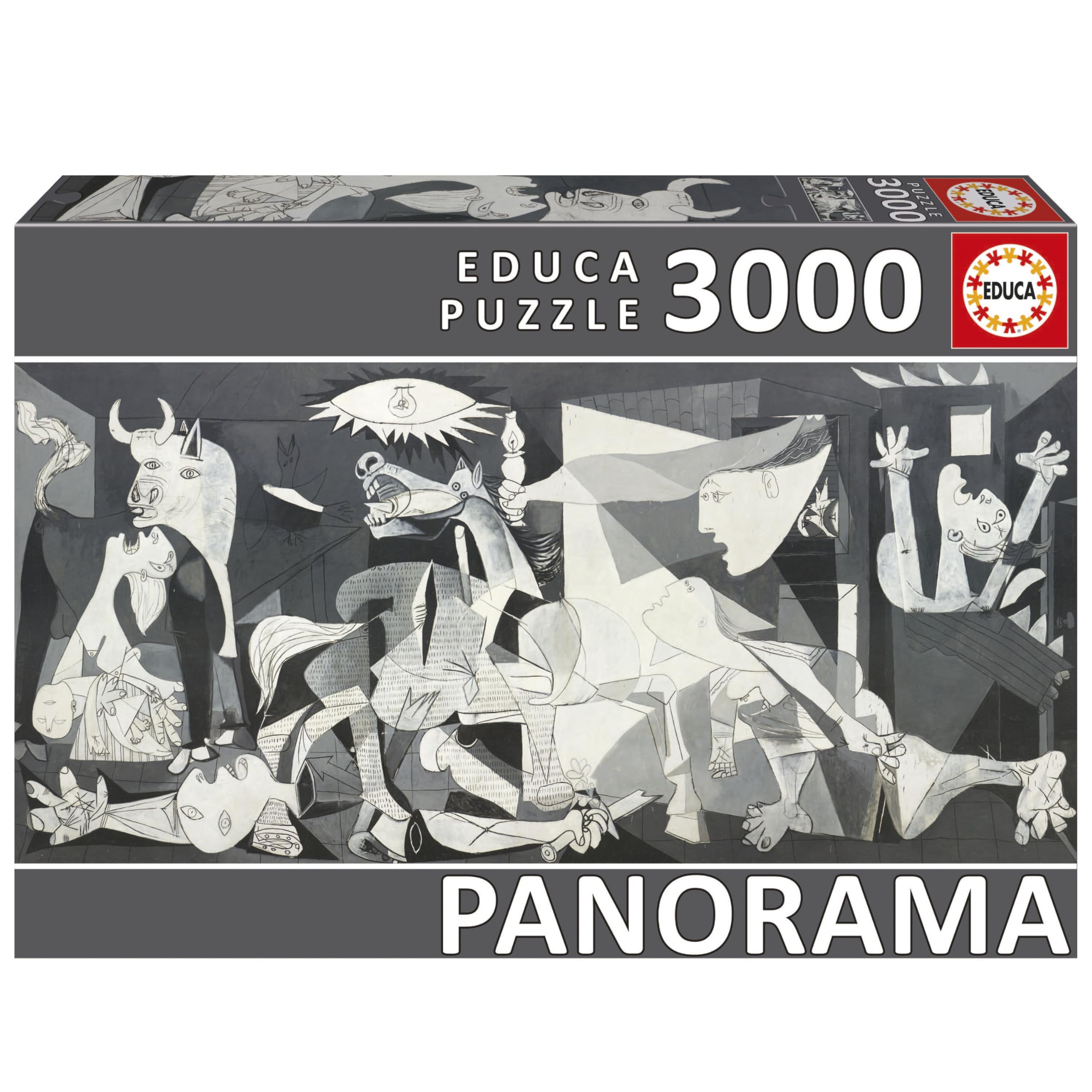 educa-guernica-11502-3000-teile-puzzle-panorama-kubistisch image 1