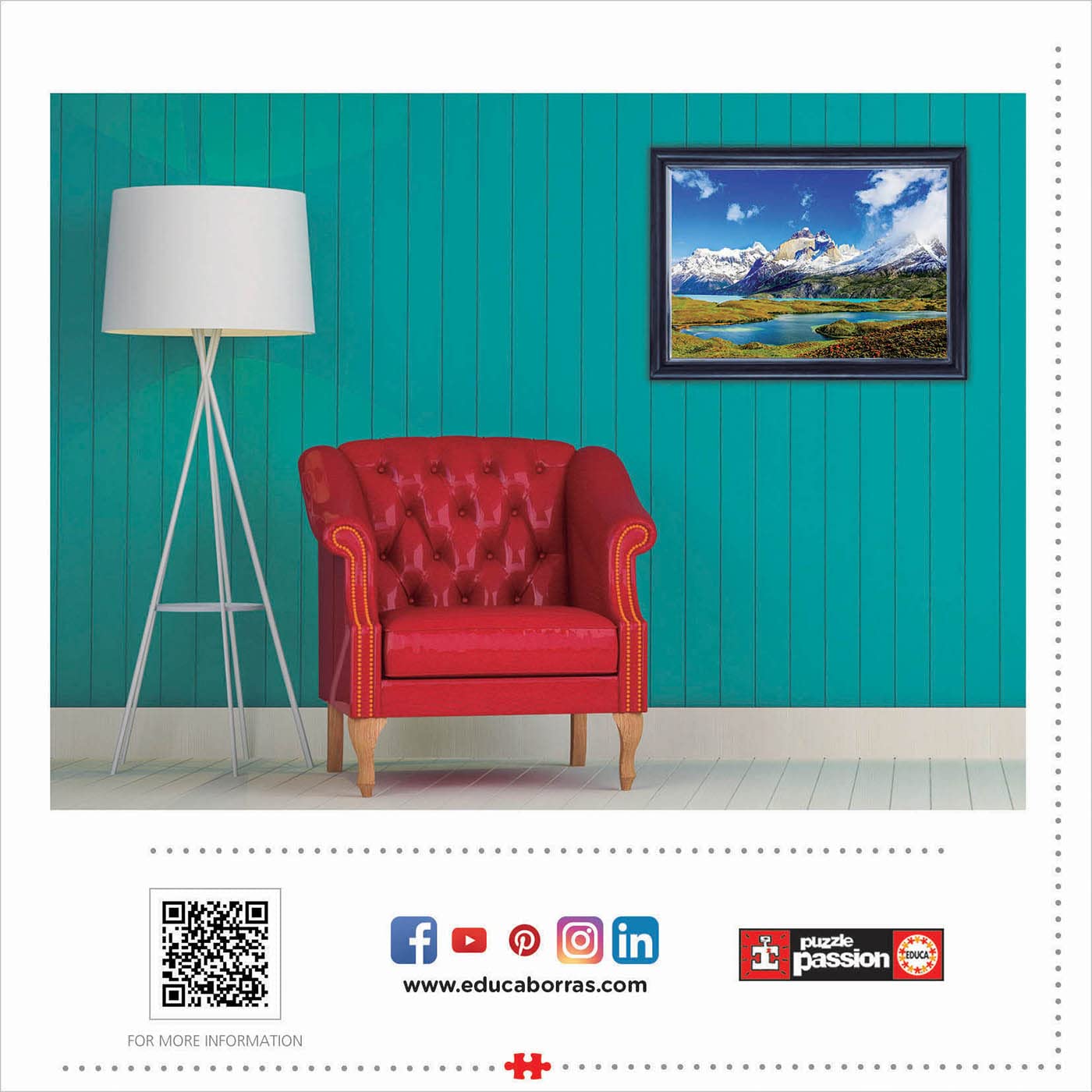 educa-patagonien-puzzle-1000-teile-landschaft-ab-14-jahren image 4