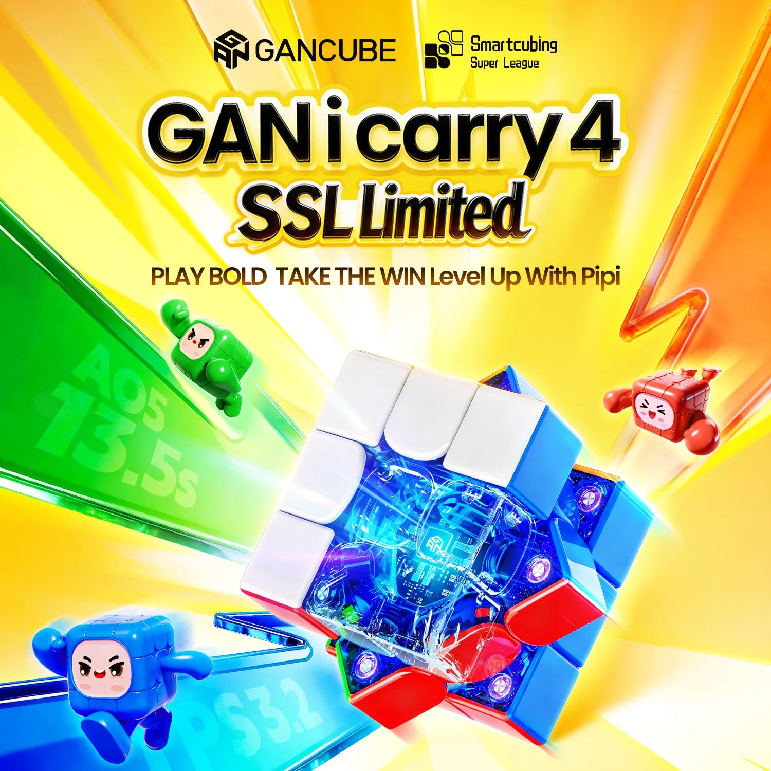 gan-smart-cube-i-carry-4-ssl-limited-3x3-uv-coated-56mm image 2