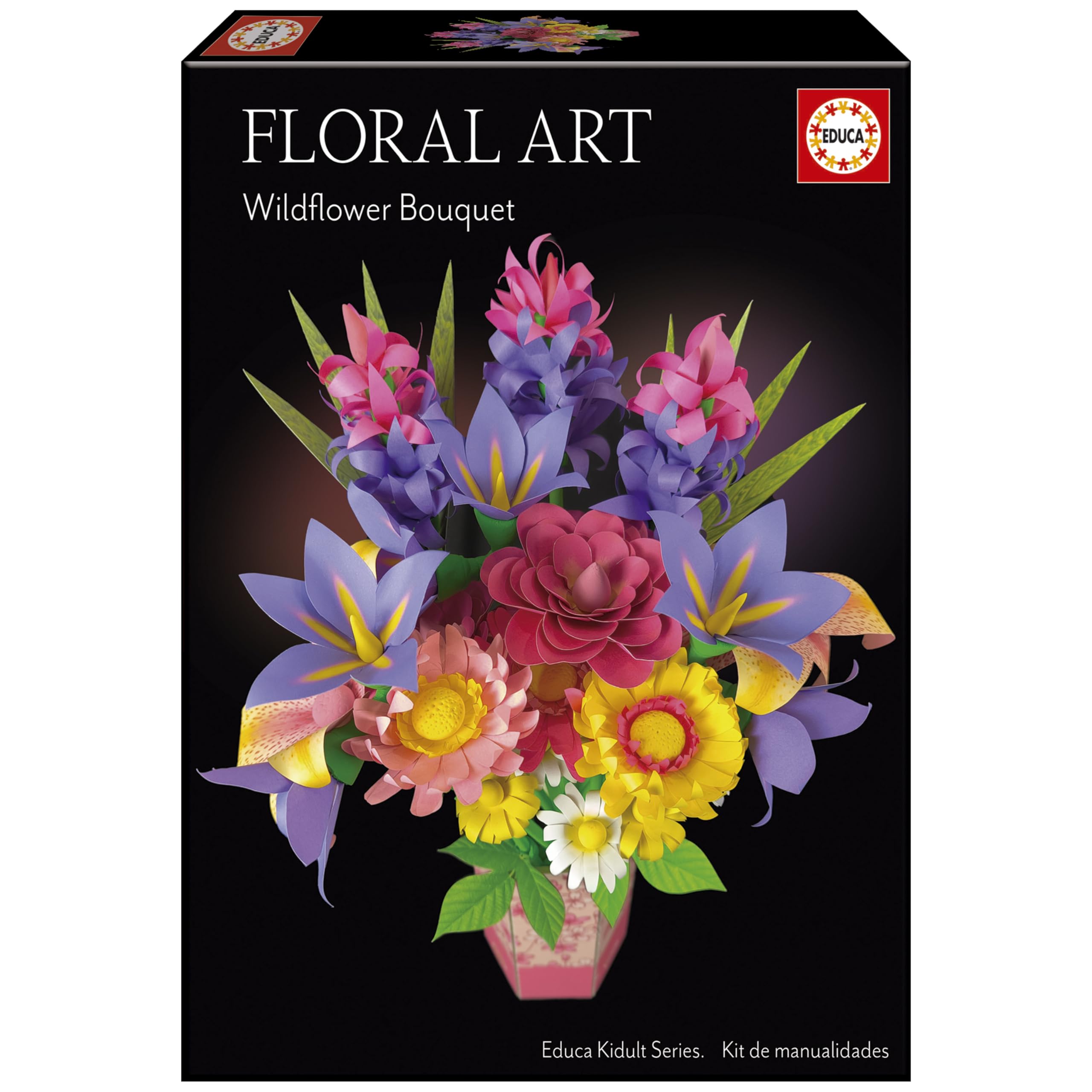 educa-floral-art-strau-wilder-blumen-bastelset-19-blumen-ab-14j image 1
