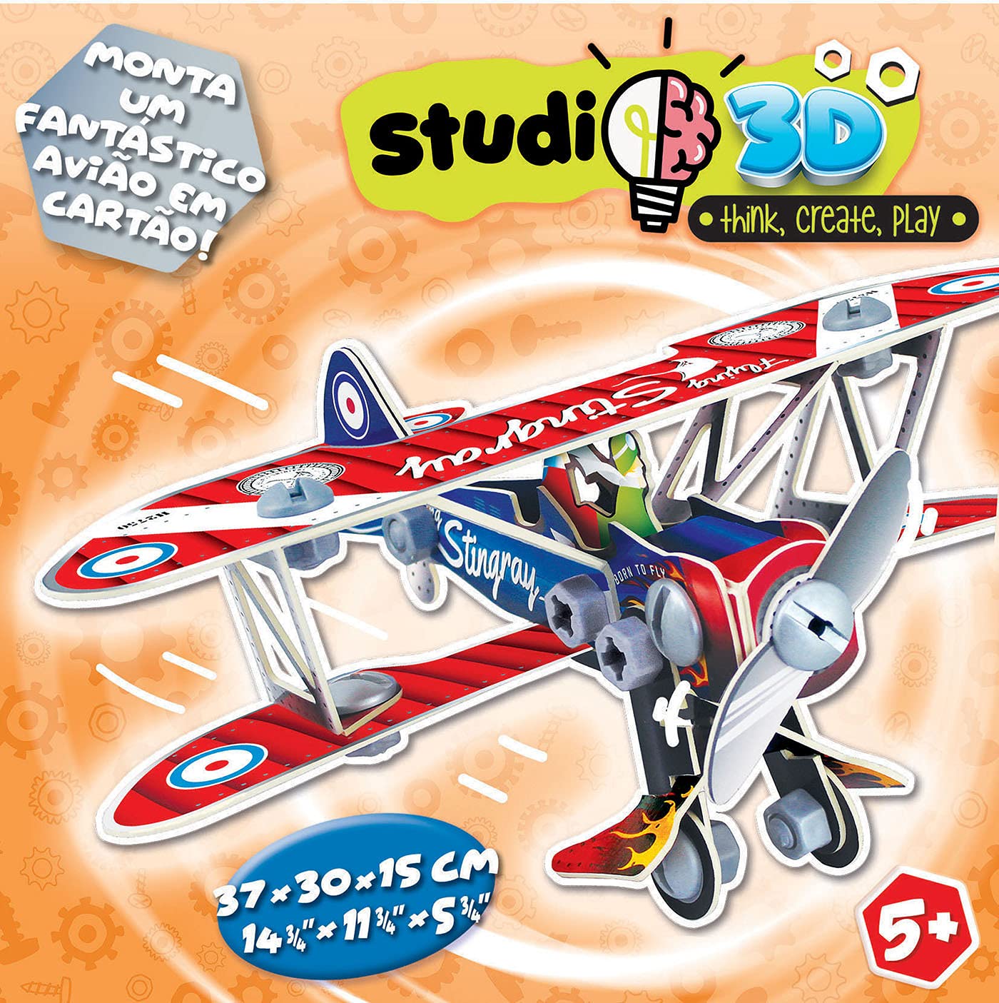 educa-19185-studio-3d-flugzeug-bausatz-ab-5-jahren image 2