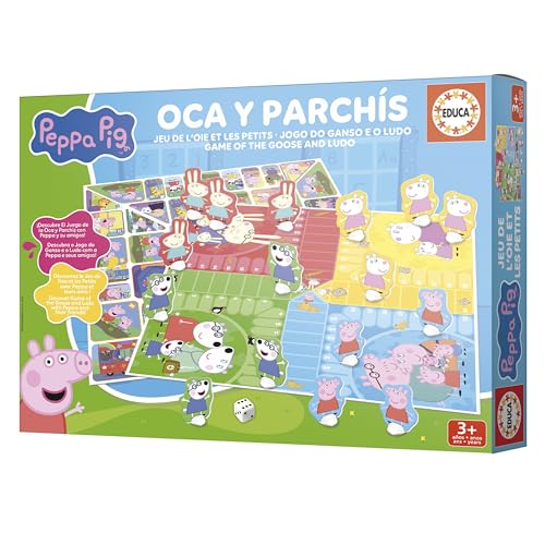 educa-peppa-wutz-20437-brettspiel-2-in-1-g-nsespiel-ludo-ab-4j image 8