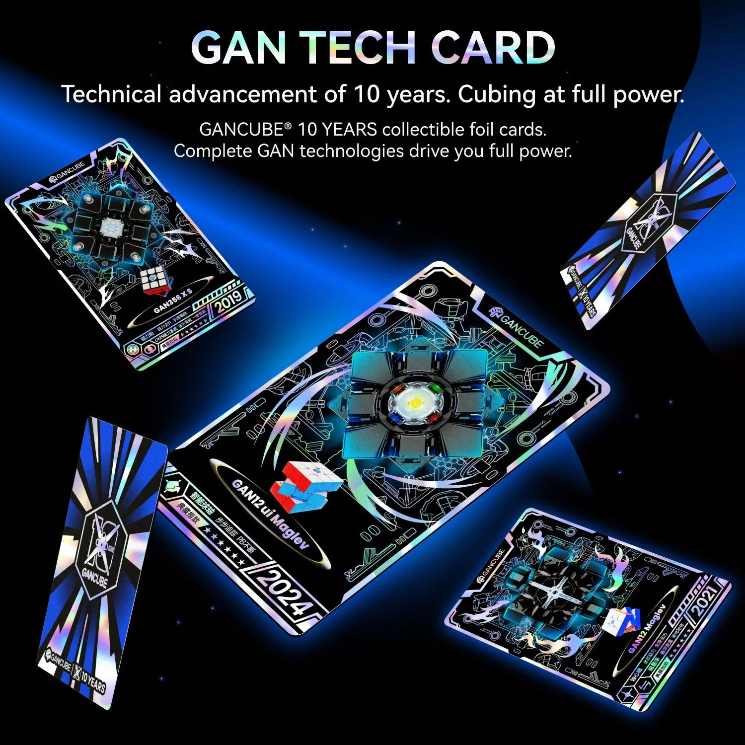 gan-gan15-maglev-3x3-speedcube-ten-years-gift-set-magnetisch image 8