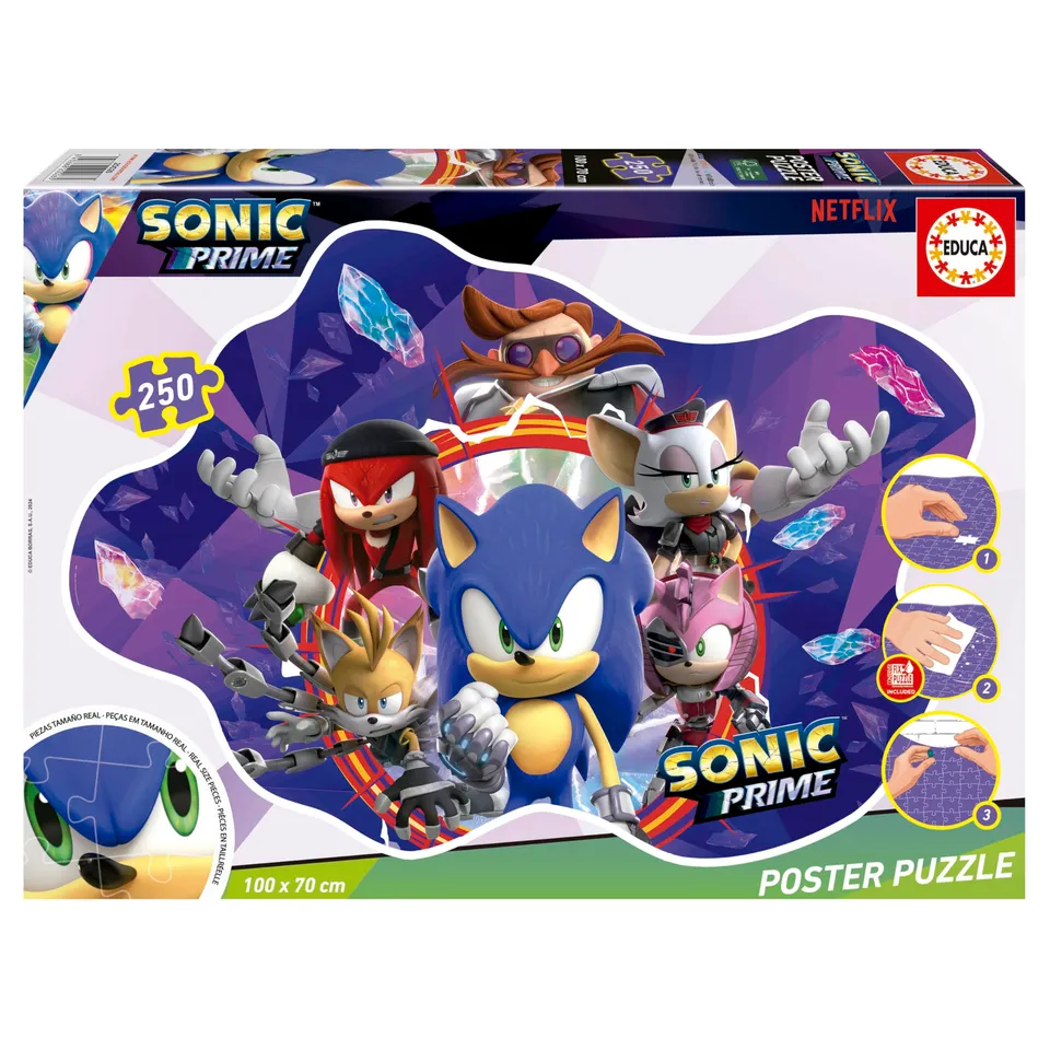 educa-sonic-prime-poster-puzzle-250-teile-xxl-100x70-cm-ab-8-j image 1