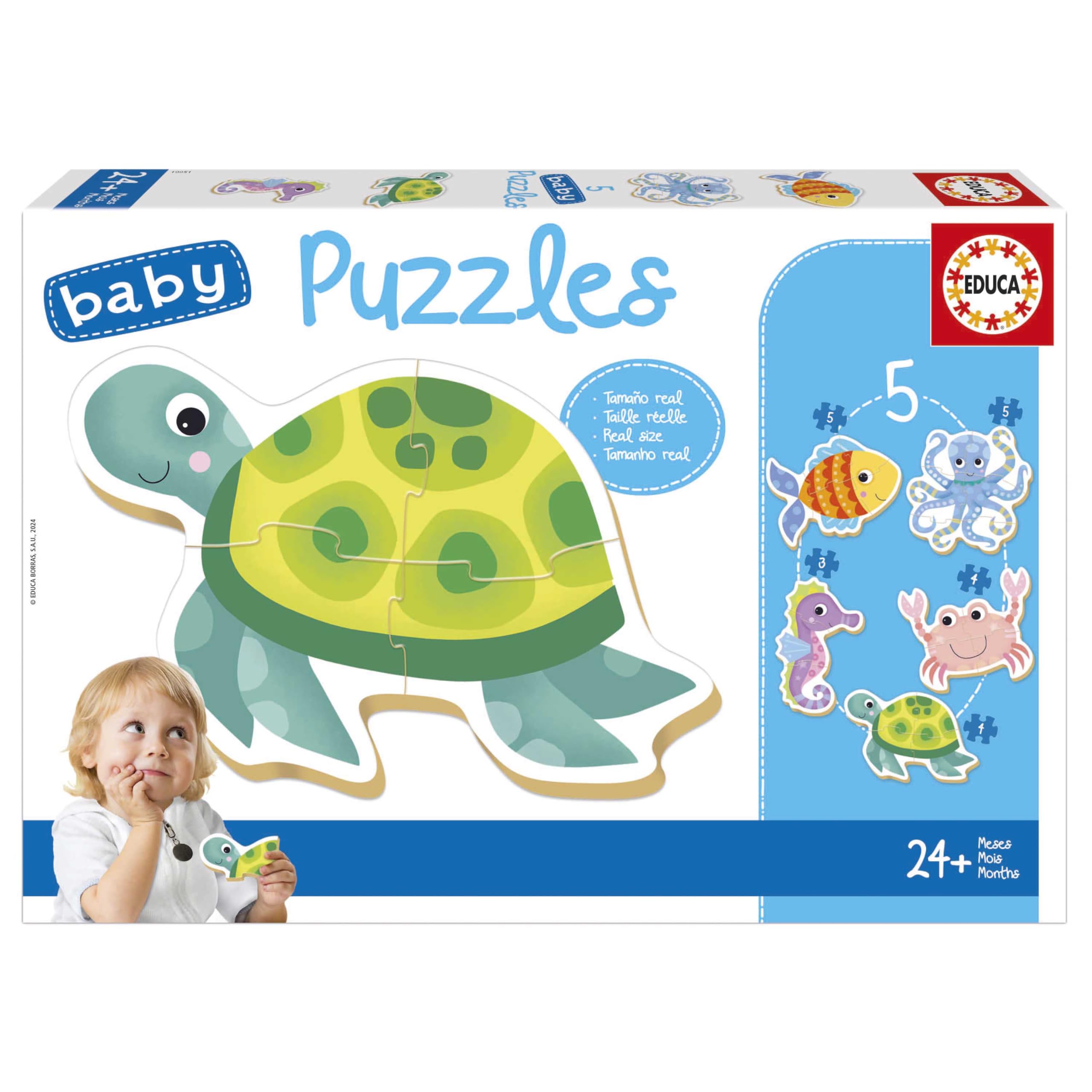 educa-tiere-im-wasser-babypuzzle-5in1-ab-2-jahren image 1