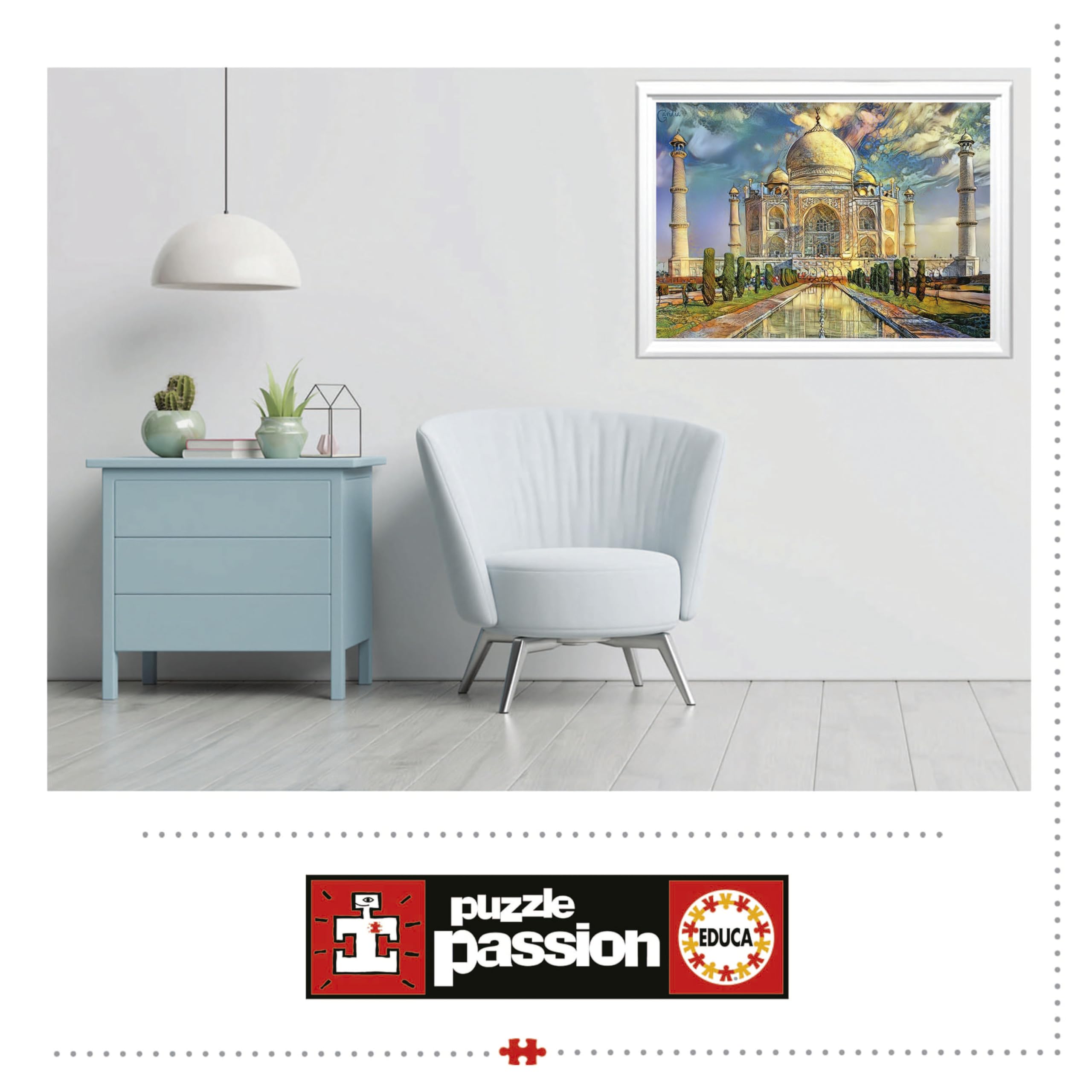 educa-19613-taj-mahal-puzzle-1000-teile-68x48-indien image 5