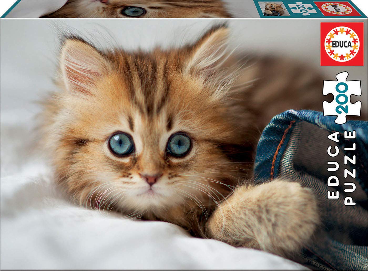 educa-k-tzchen-17154-puzzle-200-teile-katze-ab-6-jahren image 1