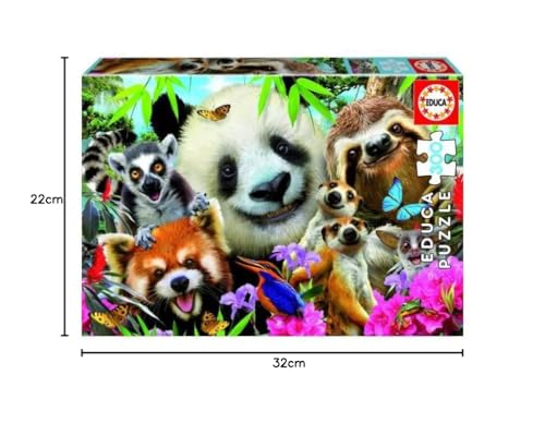 educa-tierfreunde-selfie-18610-kinderpuzzle-300-teile-ab-6-j image 6