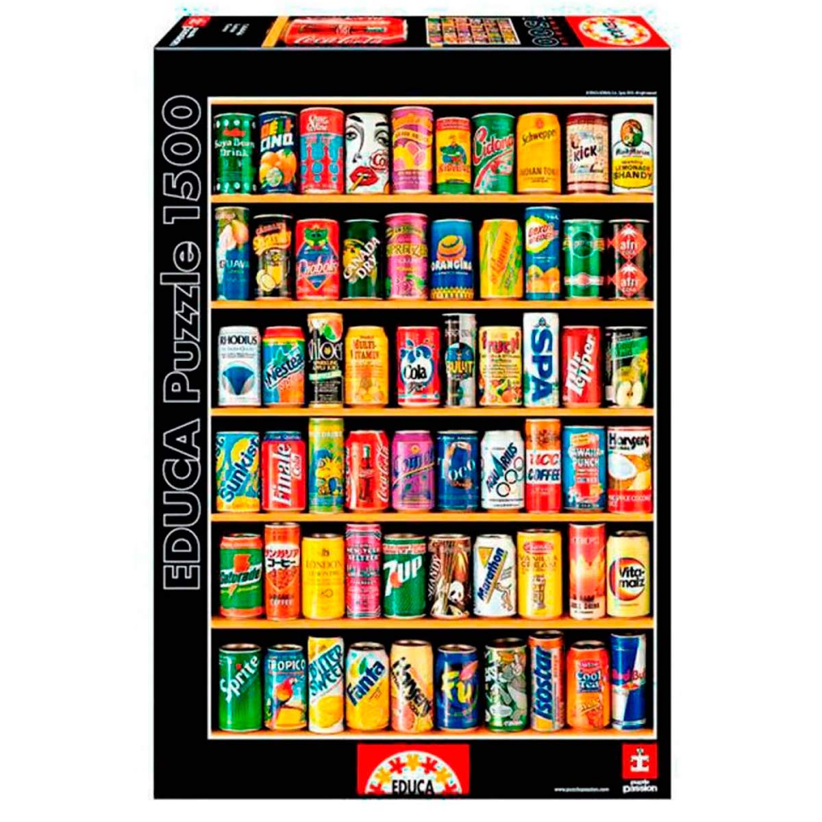 educa-getr-nkedosen-collage-14446-puzzle-1500-teile image 1