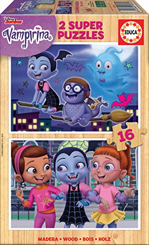educa-vampirina-puzzle-2x16-teile-disney-tiere-ab-3-jahre image 4