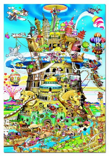 educa-turm-zu-babel-puzzle-1500-teile-humoristisch image 2