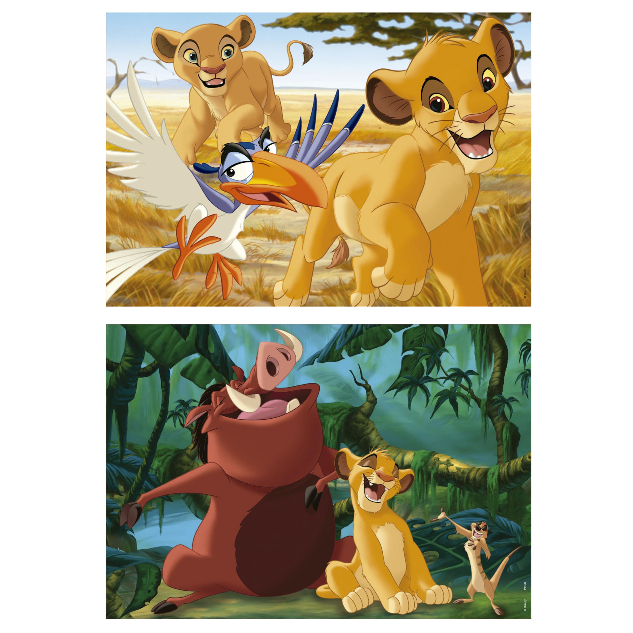 educa-k-nig-der-l-wen-holzpuzzle-2x25-teile-ab-4-jahren image 2