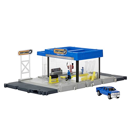 matchbox-action-drivers-hdl34-autoshop-spielset-mit-chevy-silverado-ab-3 image 7