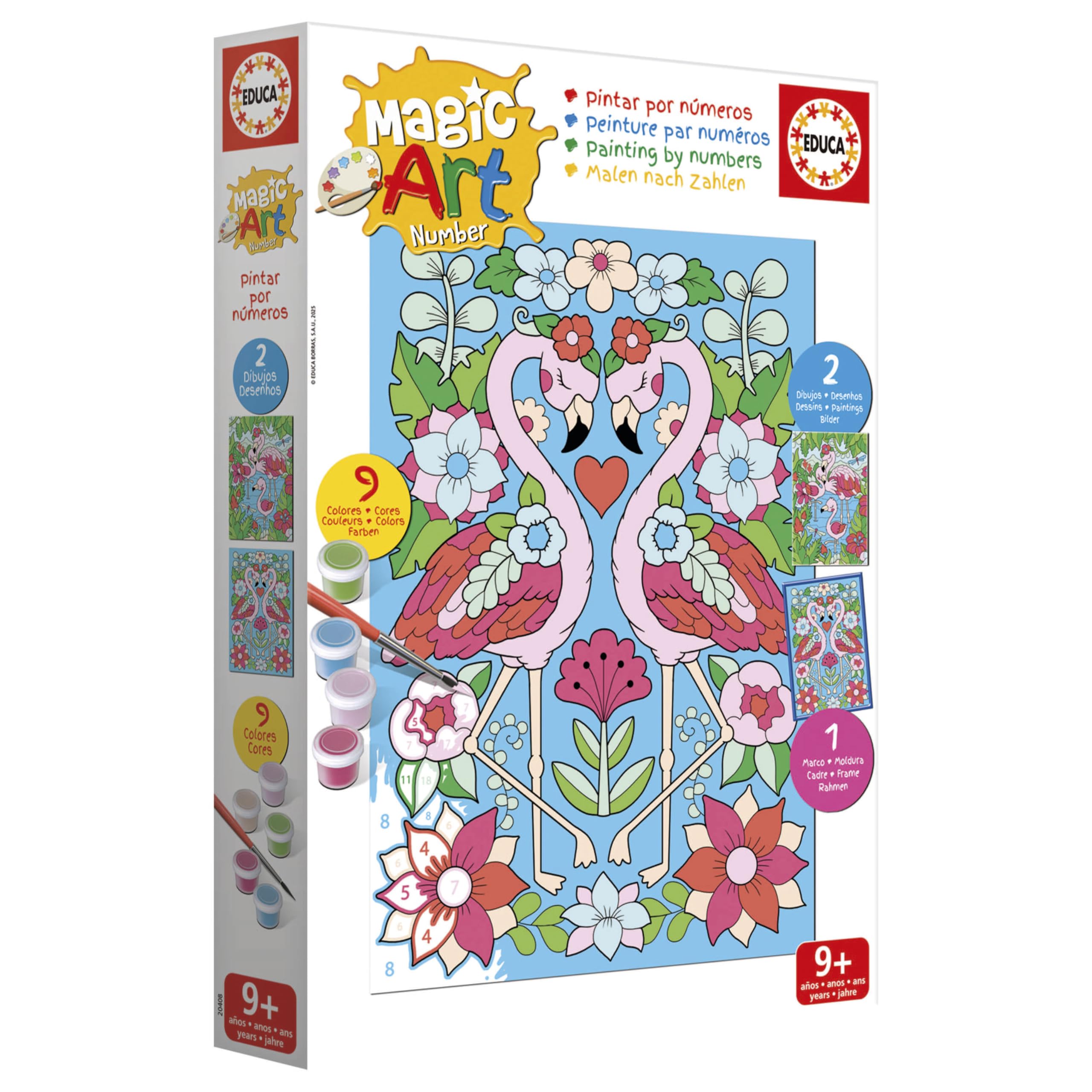 educa-magic-art-number-flamenco-malset-malen-nach-zahlen-ab-9j image 3
