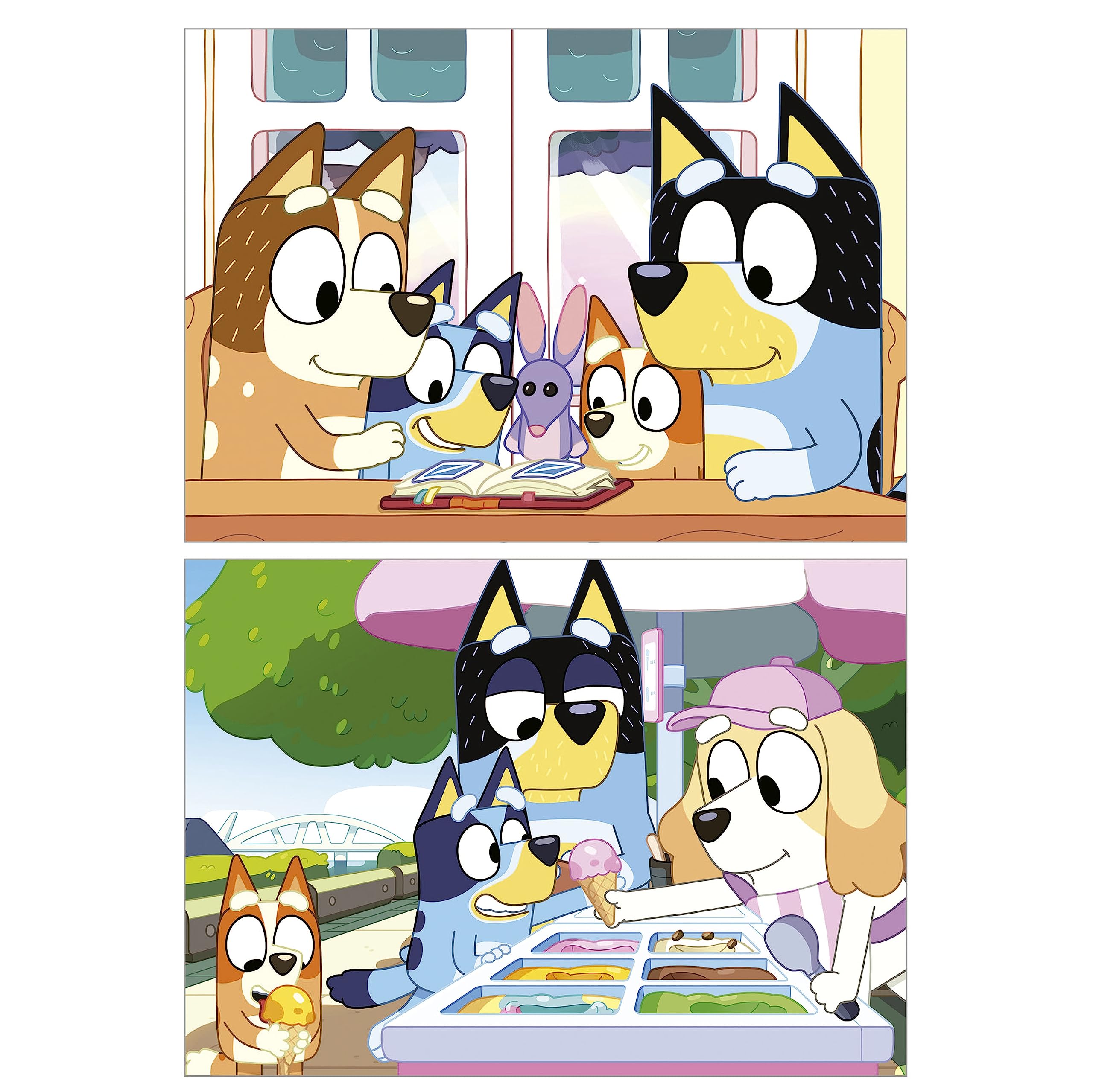 educa-bluey-2x48-teile-kinderpuzzle-28x20cm-ab-4-jahre image 3