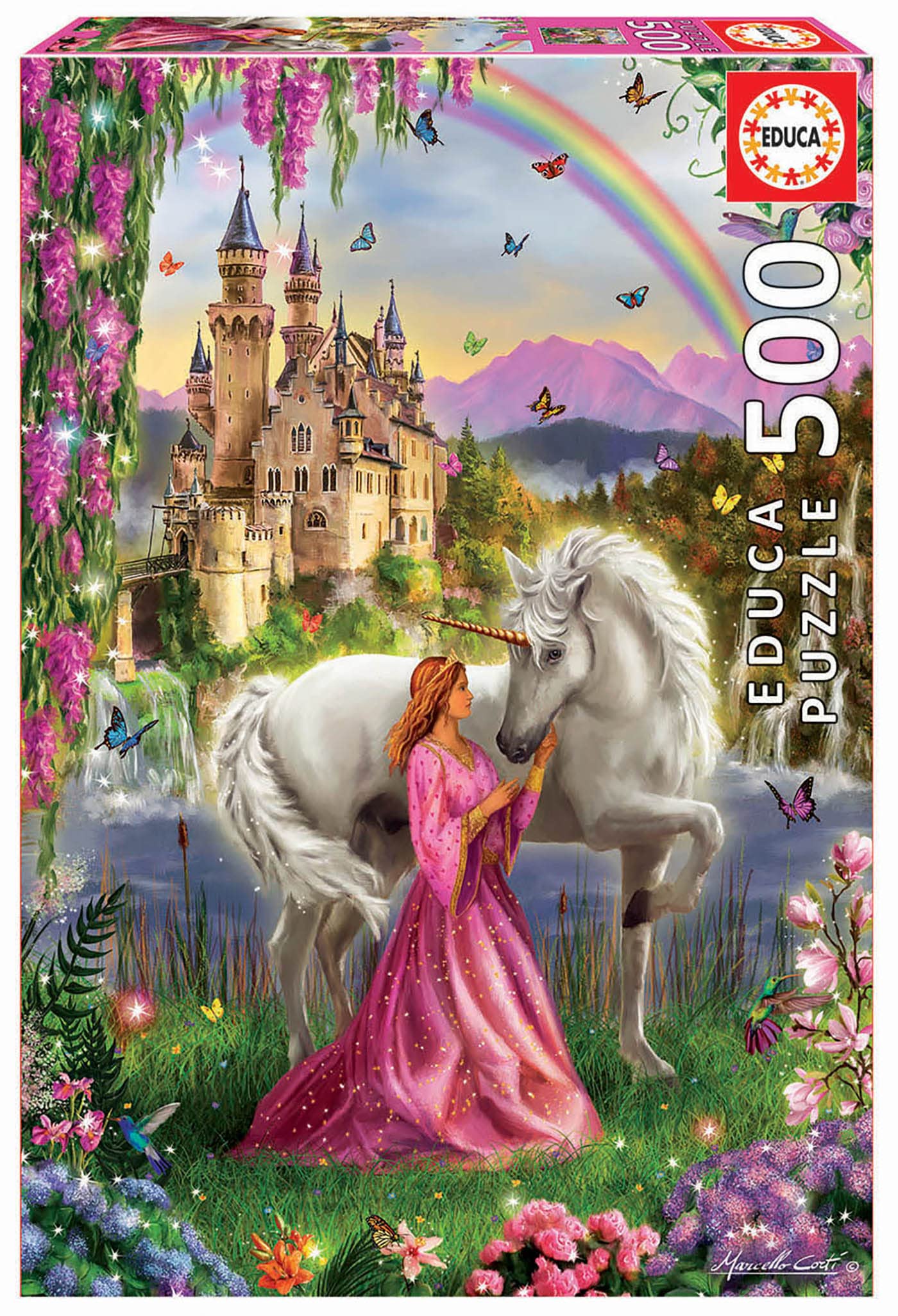 educa-fee-und-einhorn-17985-puzzle-500-teile-fantasy-ab-11-j image 1