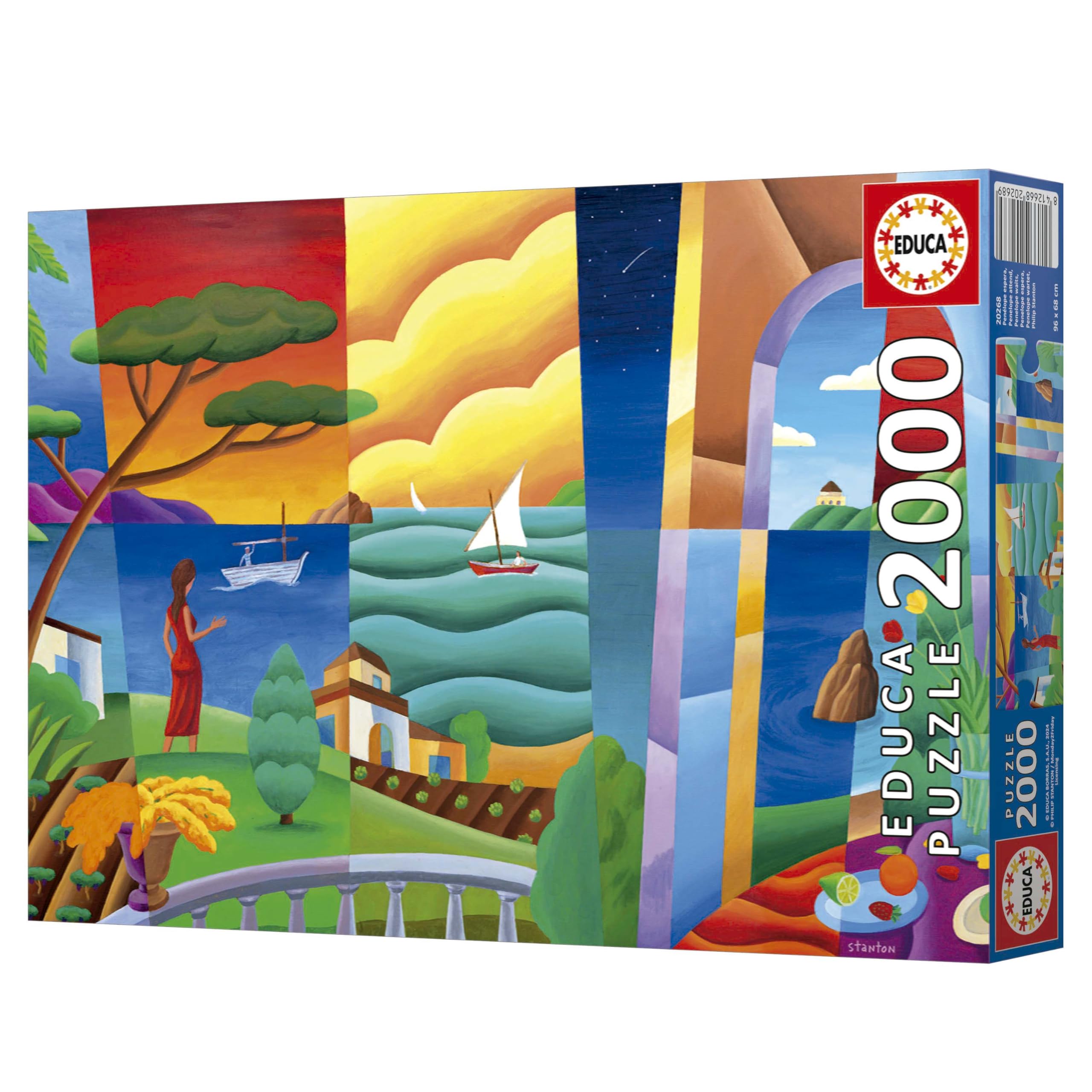 educa-penelope-waits-20268-puzzle-2000-teile-96x68-cm-ab-14j image 5