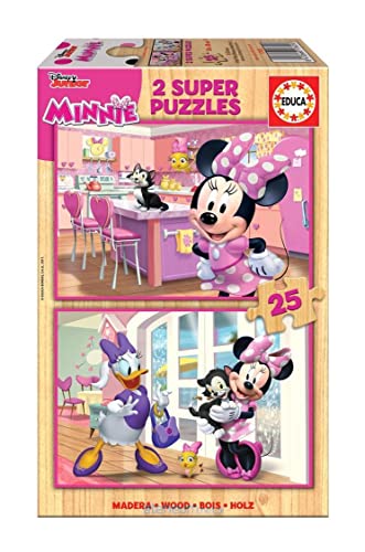 educa-minnie-17625-holzpuzzle-2x25-teile-ab-3-jahren image 2