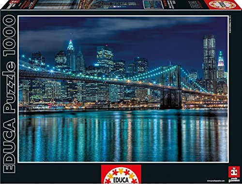 educa-manhattan-bei-nacht-15978-puzzle-1000-teile-stadt image 2