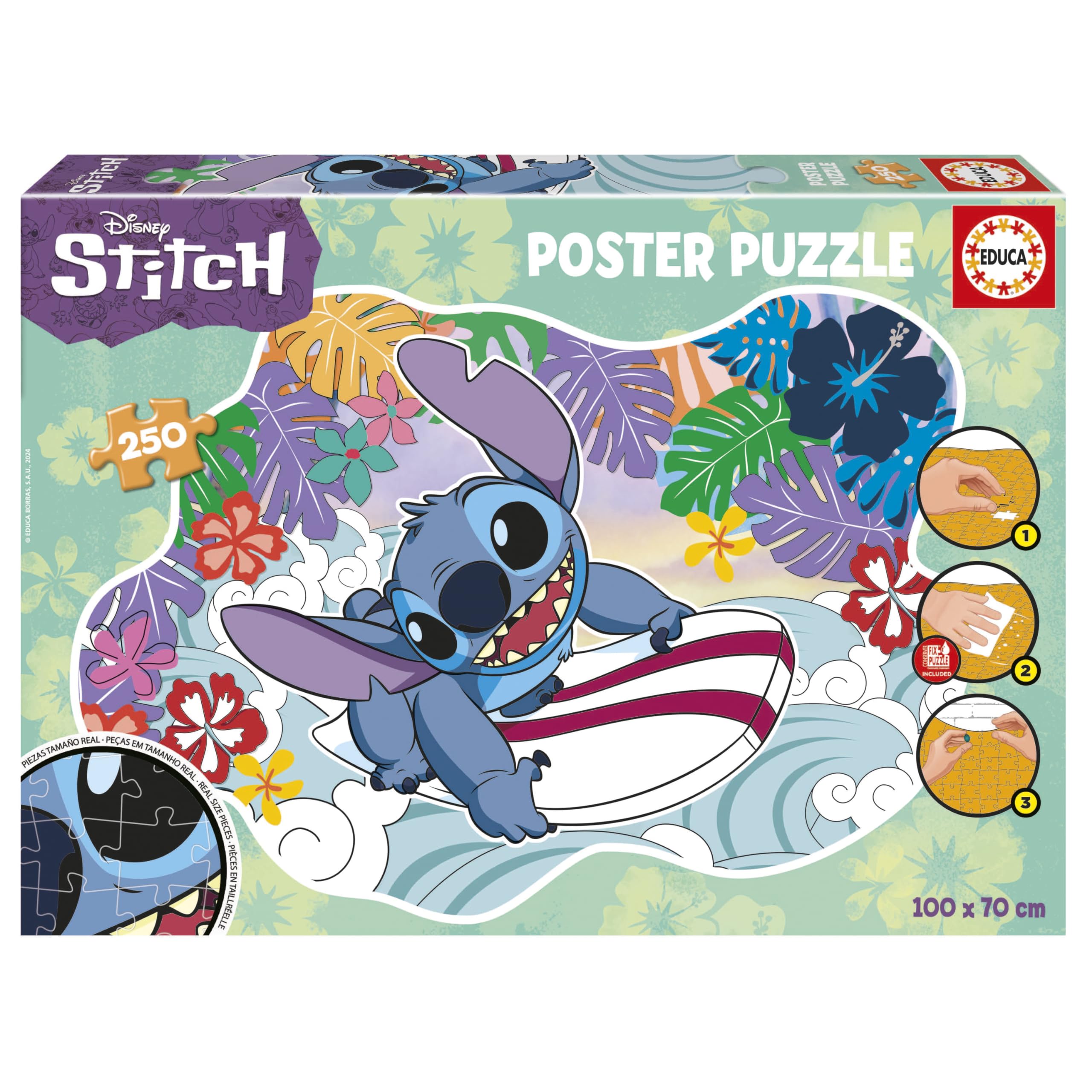 educa-stitch-poster-puzzle-250-teile-xxl-ab-8-jahren image 1