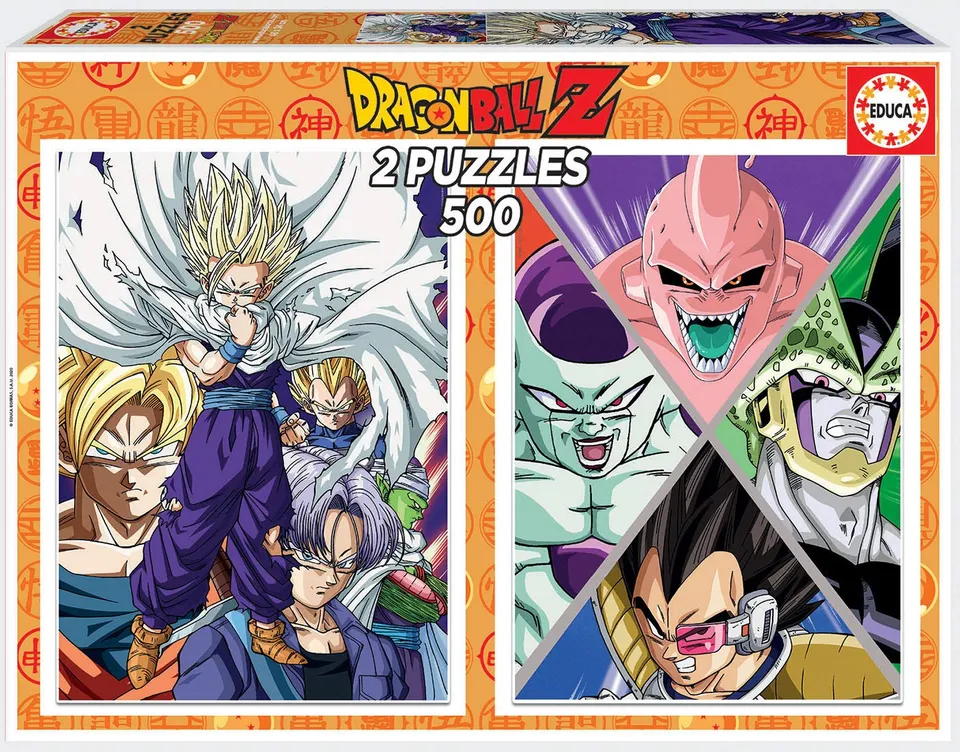 educa-dragon-ball-z-18487-puzzle-2x500-teile-ab-10-jahren image 1
