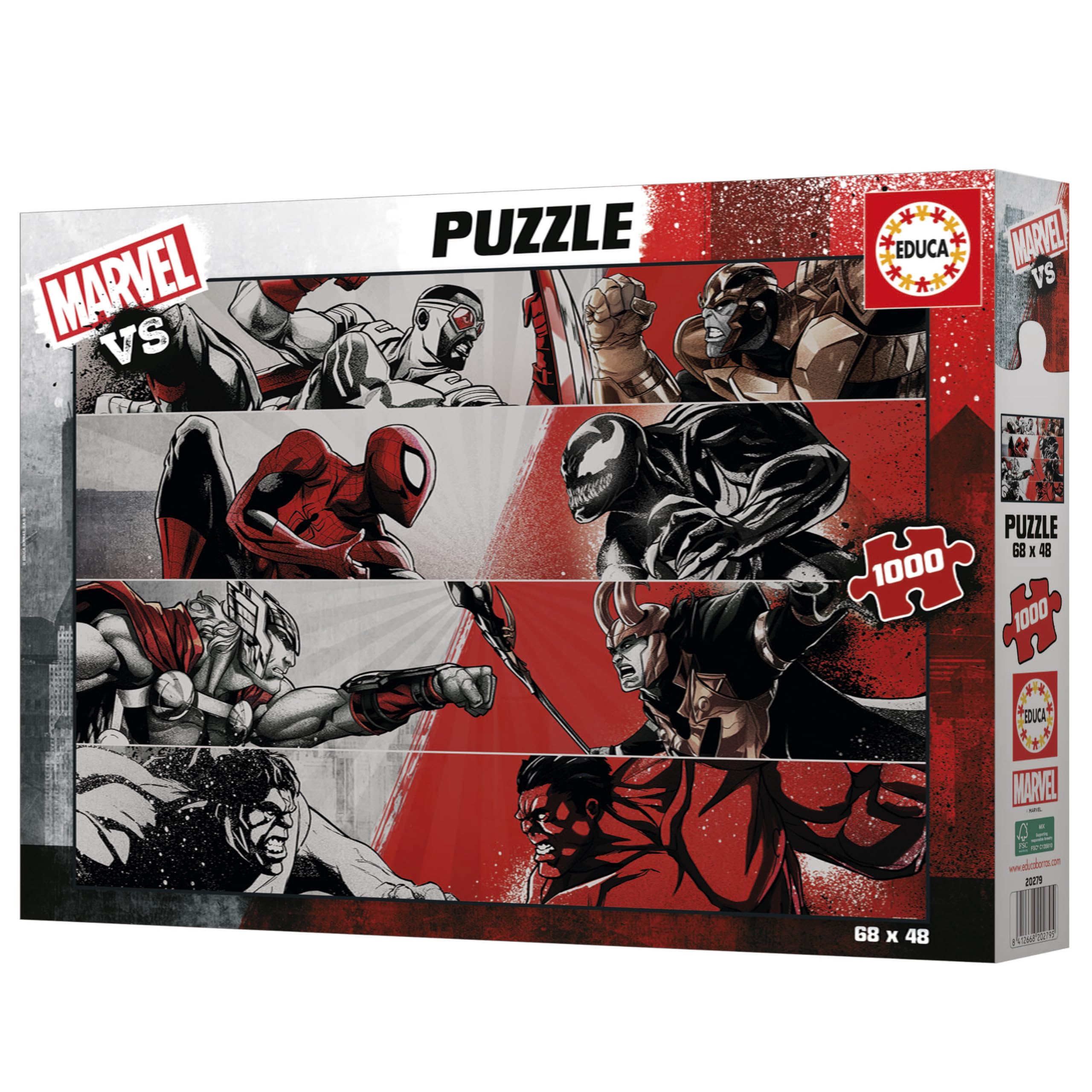 educa-marvel-vs-20279-puzzle-1000-teile-68x48-cm-mit-kleber image 4