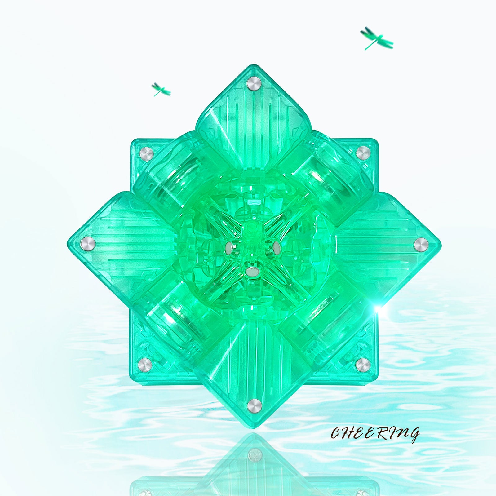 gan-gan12-maglev-peacock-speedcube-3x3-winter image 1