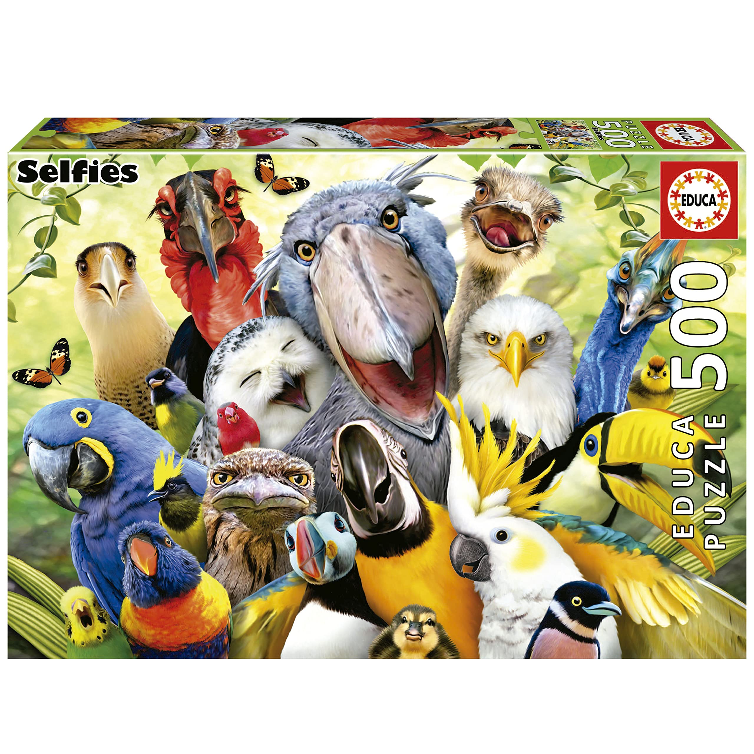 educa-bunte-v-gel-selfies-puzzle-500-teile-48x34-ab-11-jahren image 1