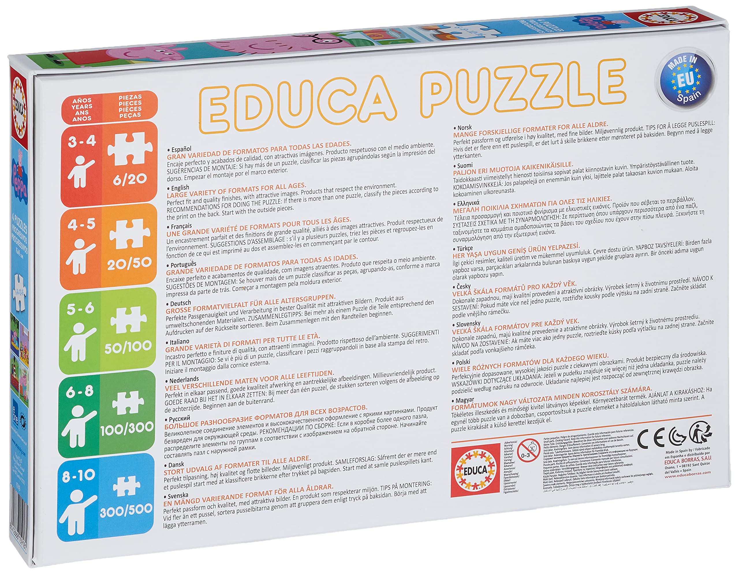 educa-peppa-wutz-4in1-puzzle-6-9-12-16-teile-ab-3 image 2