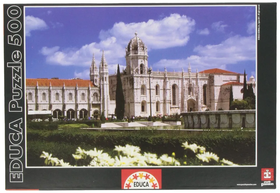 educa-14842-lissabon-kloster-puzzle-500-teile-stadt image 1