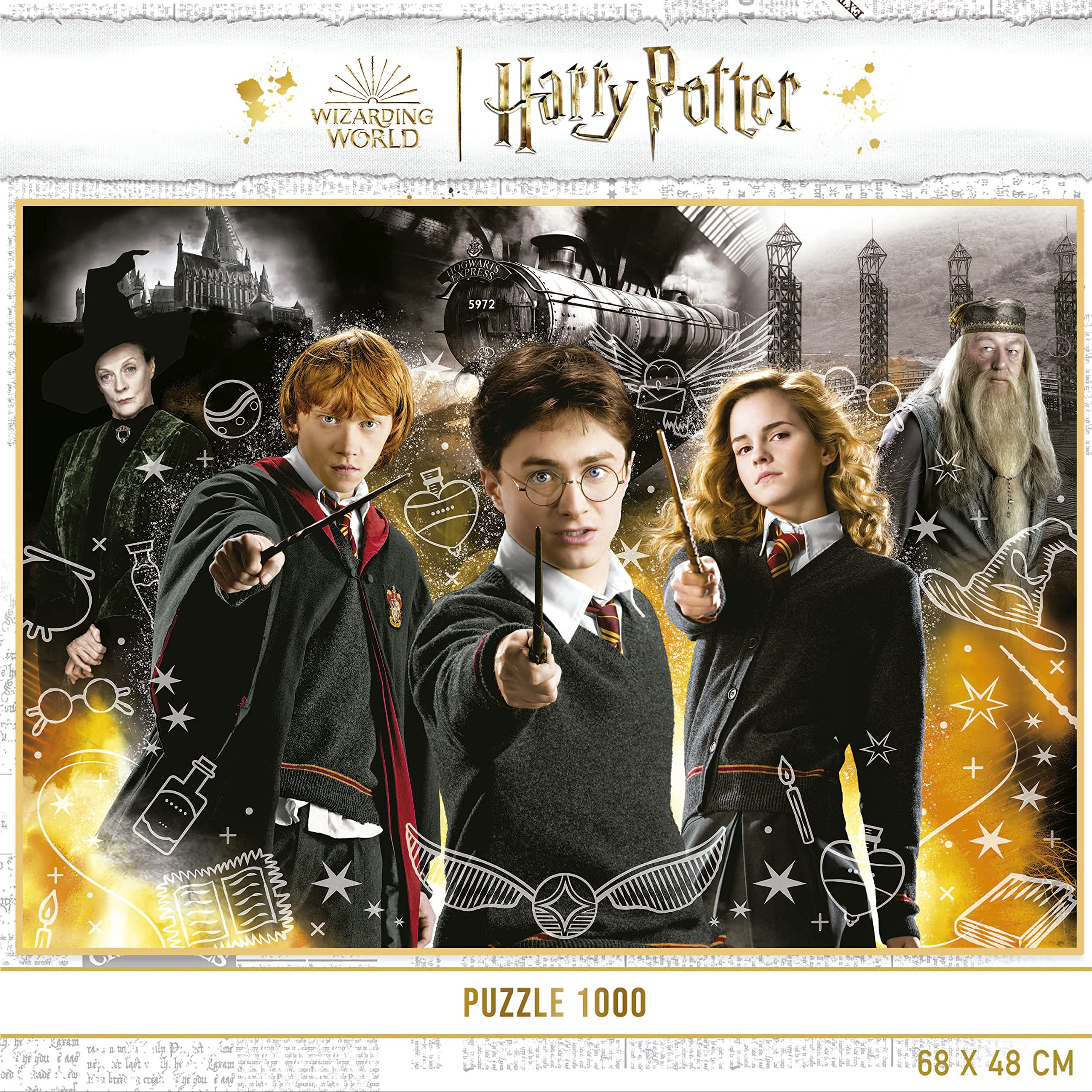 educa-harry-potter-1000-teile-neon-puzzle-nachtleuchtend-68x48 image 3