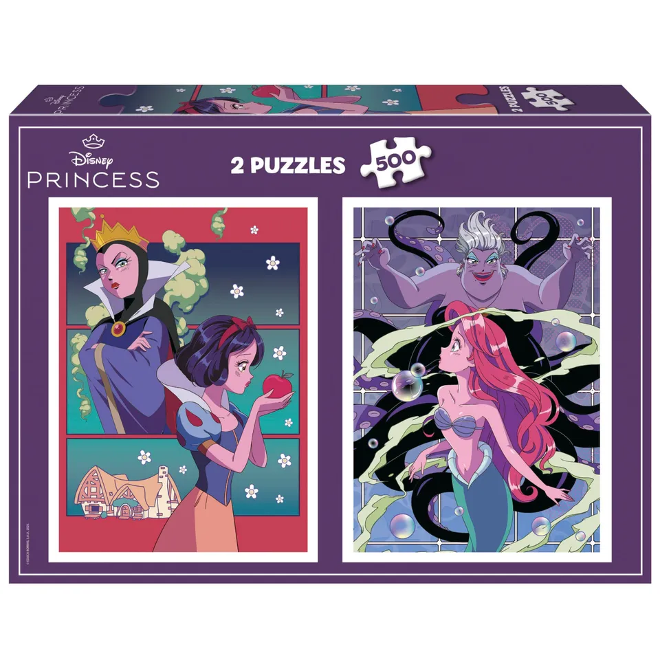 educa-disney-schurken-prinzessin-2x500-puzzle-ab-11-j image 1