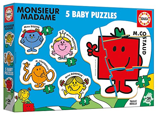 educa-monsieur-madame-19400-baby-puzzle-5in1-ab-2-jahren image 8