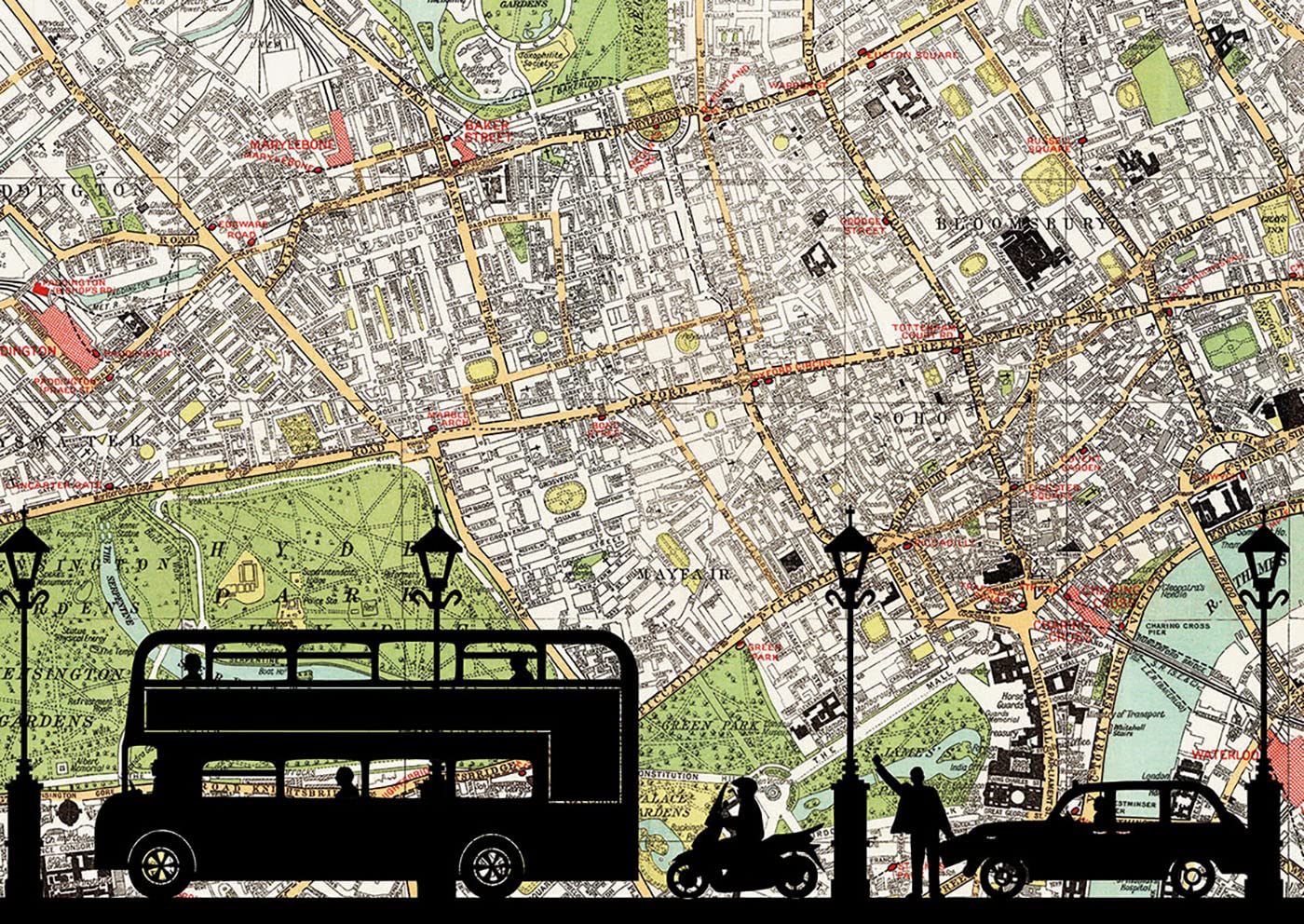 educa-rush-hour-london-puzzle-500-teile-48x34-cm image 2