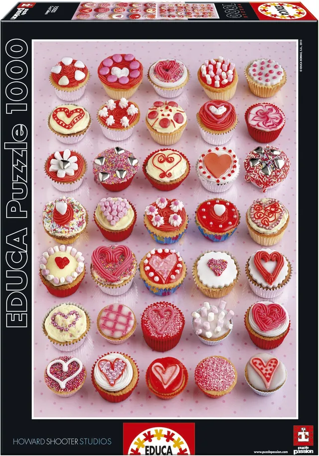 educa-15550-cupcakes-puzzle-1000-teile-food image 1