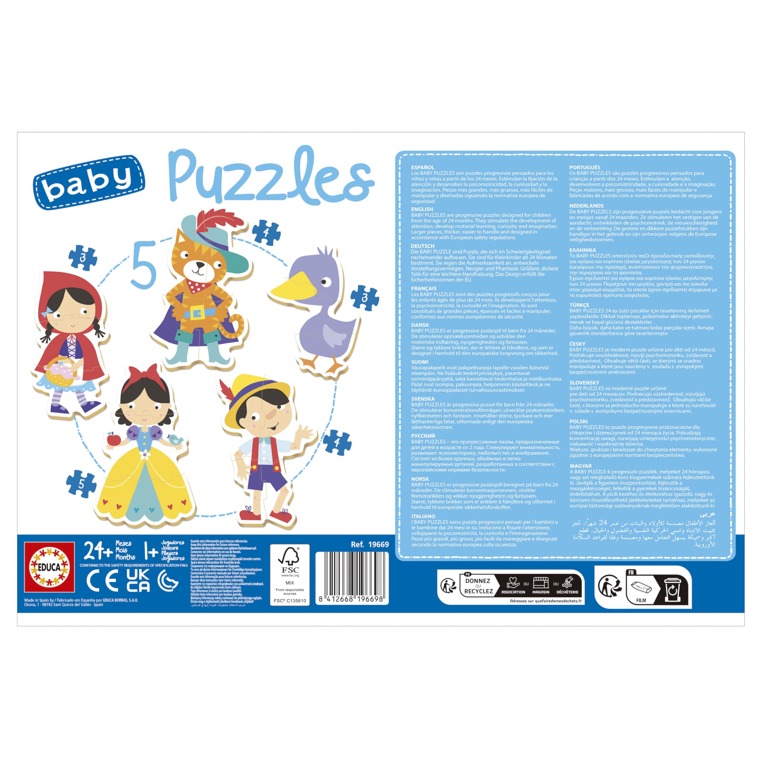 educa-baby-puzzle-m-rchen-5in1-3-5-teile-ab-2-jahre image 2