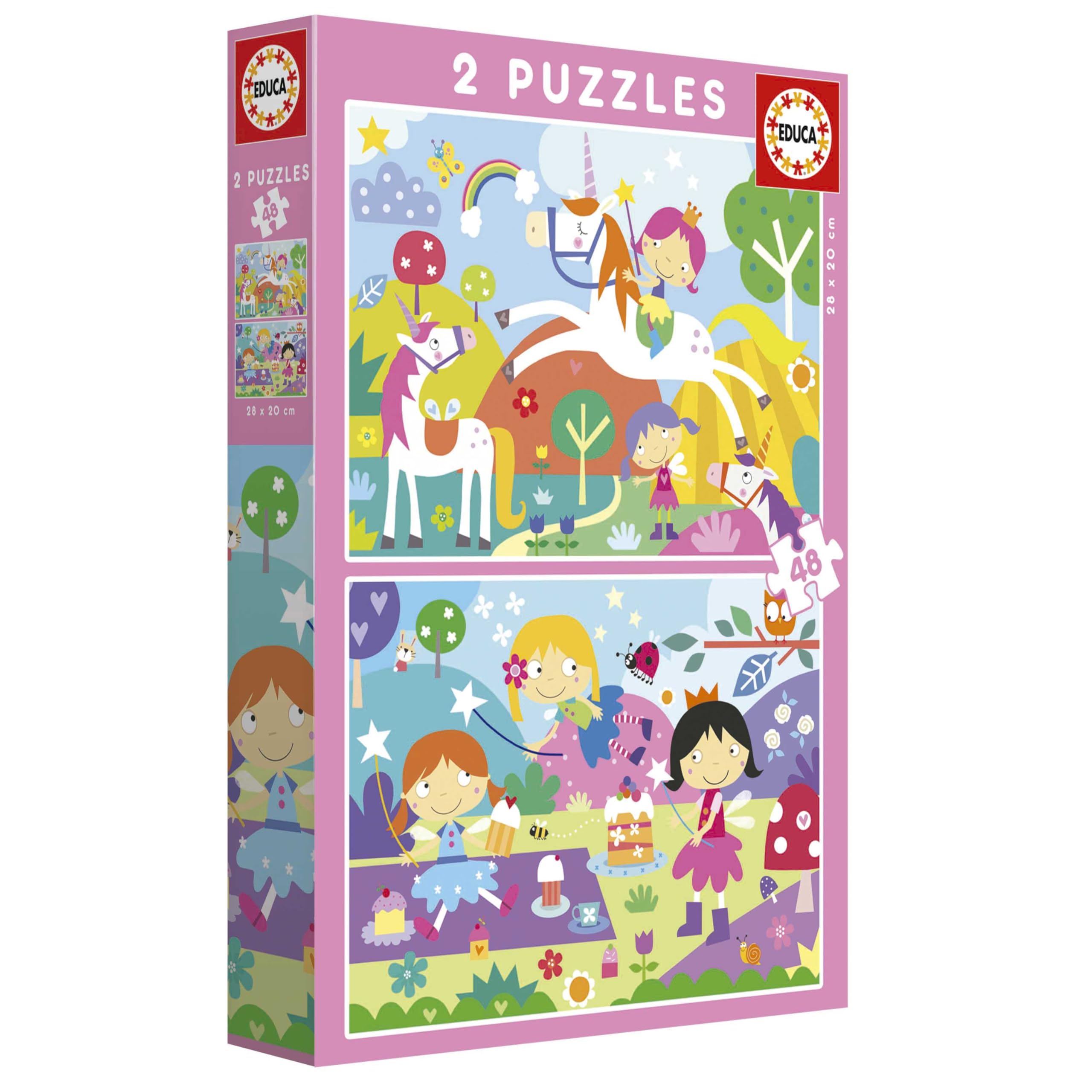 educa-fantasiewelt-kinderpuzzle-2x48-teile-ab-4-jahren image 4
