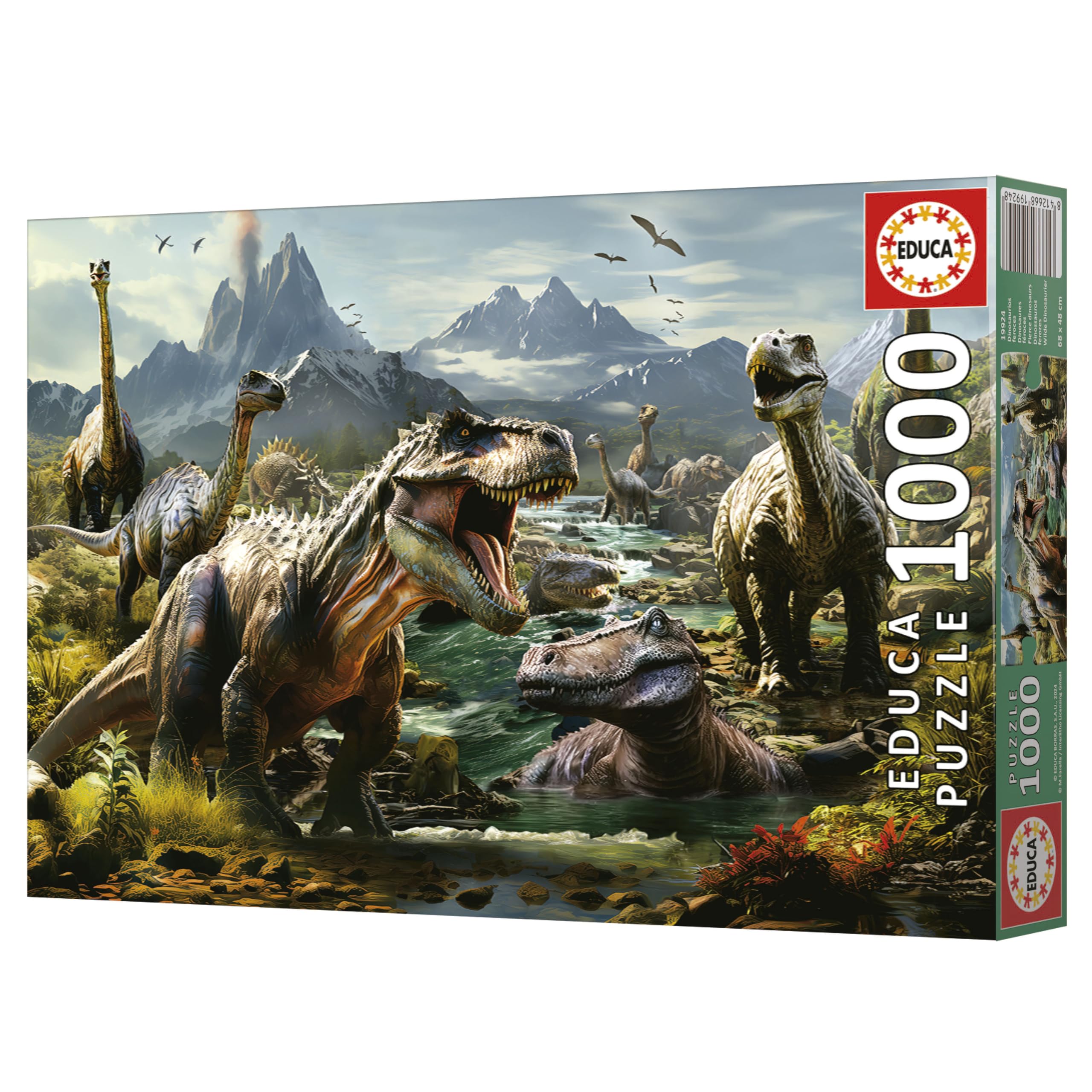 educa-wilde-dinosaurier-puzzle-1000-teile-68x48-cm image 6