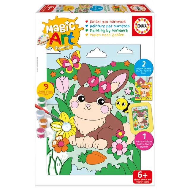 educa-magic-art-number-20294-maskottchen-malen-nach-zahlen-ab-6-j image 1