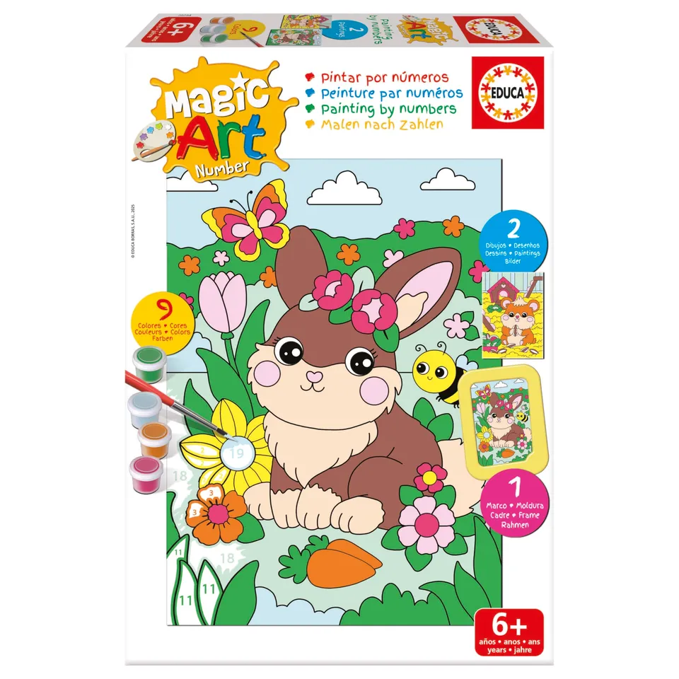 educa-magic-art-number-20294-maskottchen-malen-nach-zahlen-ab-6-j image 1