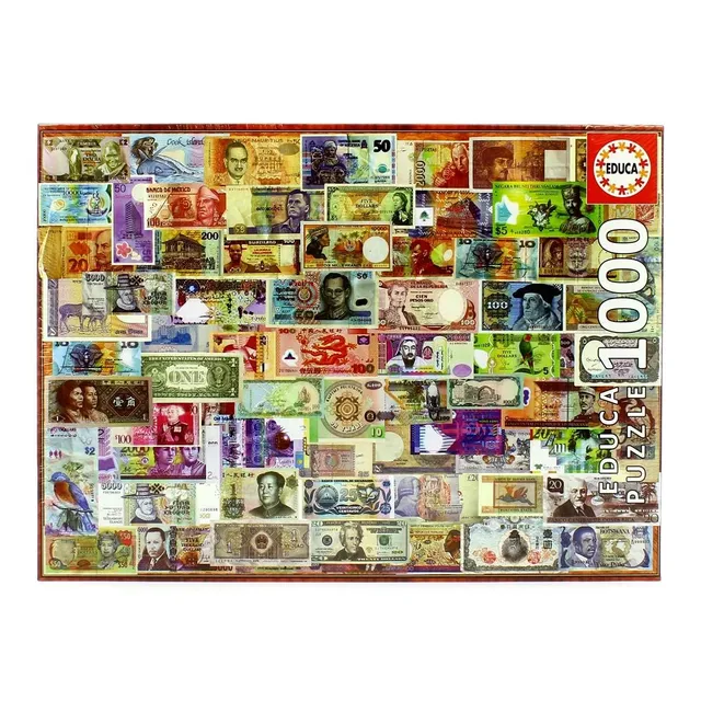 educa-17659-geldscheine-der-welt-puzzle-1000-teile image 1