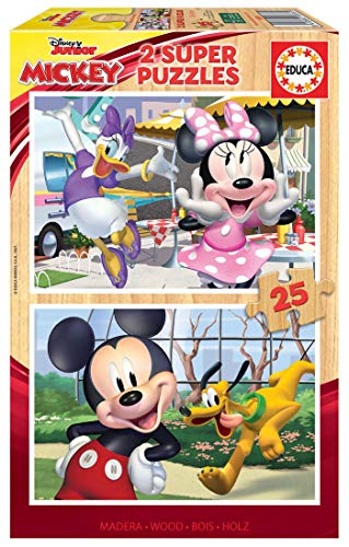 educa-18876-mickey-und-freunde-holzpuzzle-2x25-teile-disney image 5