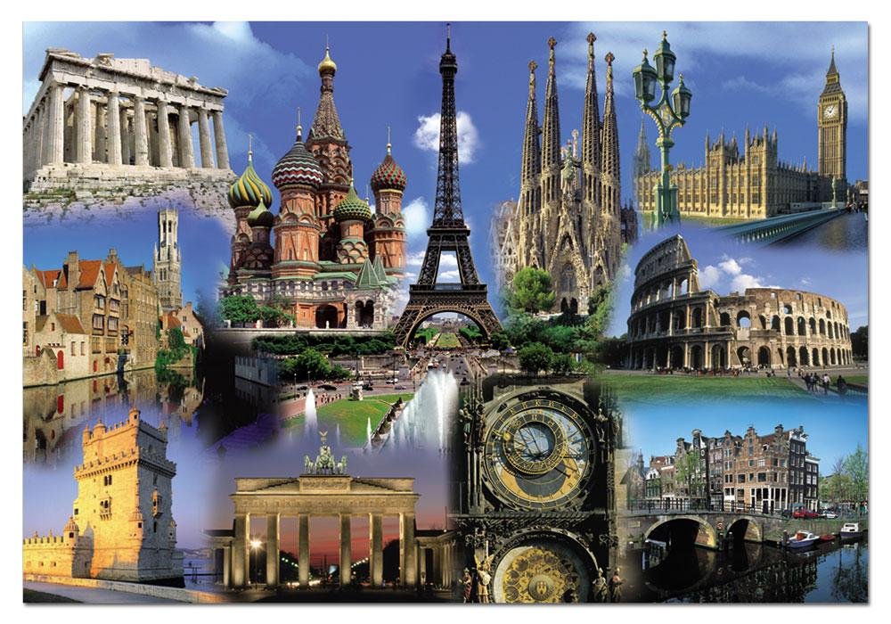 educa-europa-collage-puzzle-2000-teile-mit-kleber image 1
