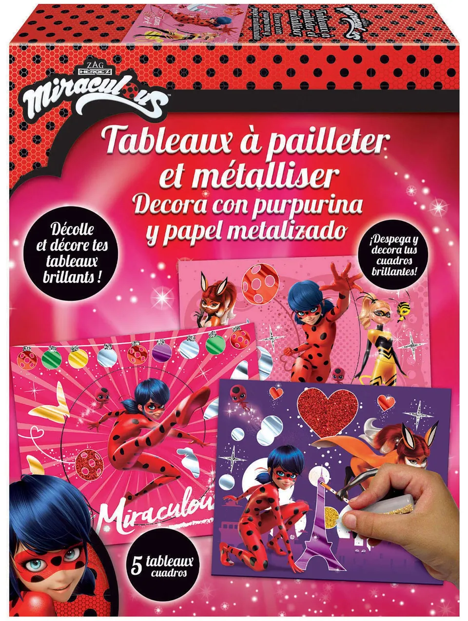 educa-18928-miraculous-ladybug-glitzerbilder-bastelset-ab-7 image 1