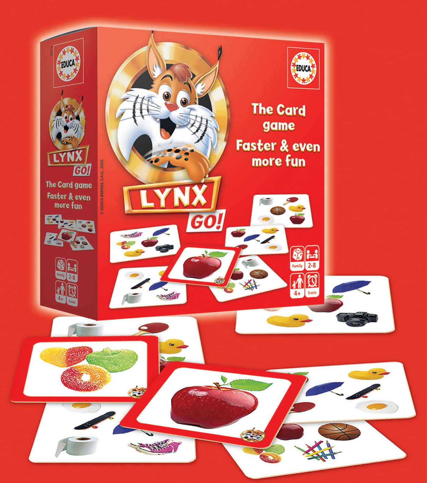 educa-18922-lynx-go-kartenspiel-70-karten-ab-4-jahren image 2