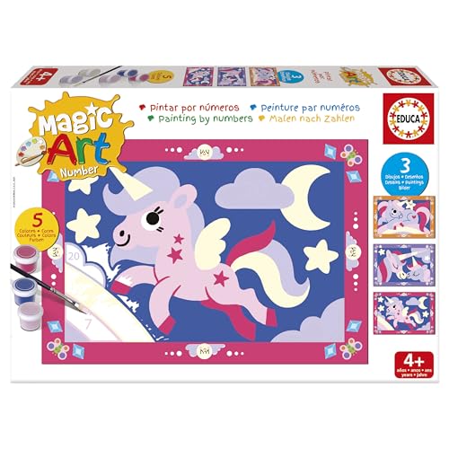 educa-magic-art-number-einhorn-malset-malen-nach-zahlen-ab-4 image 7