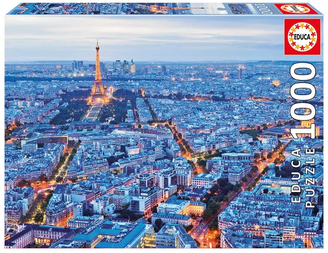 educa-16286-lichter-von-paris-puzzle-1000-teile-nacht image 1
