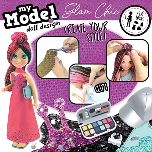 educa-my-model-glam-chic-puppe-diy-bastelset-ab-6-jahren image 7
